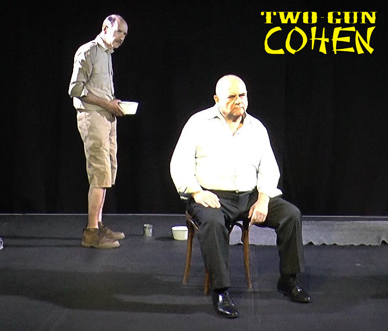 Two-Gun Cohen at Ed Fringe 2023.Jonathan Meyer as Morris Cohen and Brian Seaton as Seymour Major